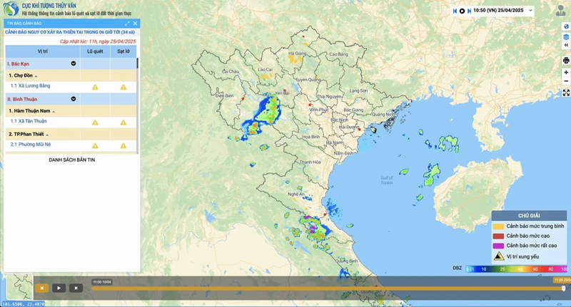 Chủ động phòng tránh thiên tai nhờ hệ thống khoanh vùng, cảnh báo sớm