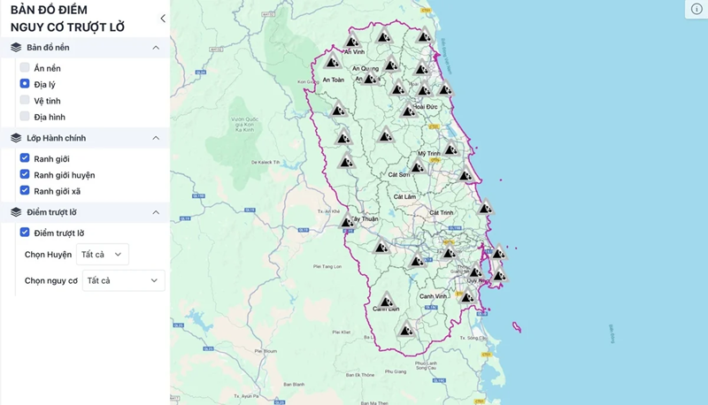 Chủ động phòng tránh thiên tai nhờ hệ thống khoanh vùng, cảnh báo sớm