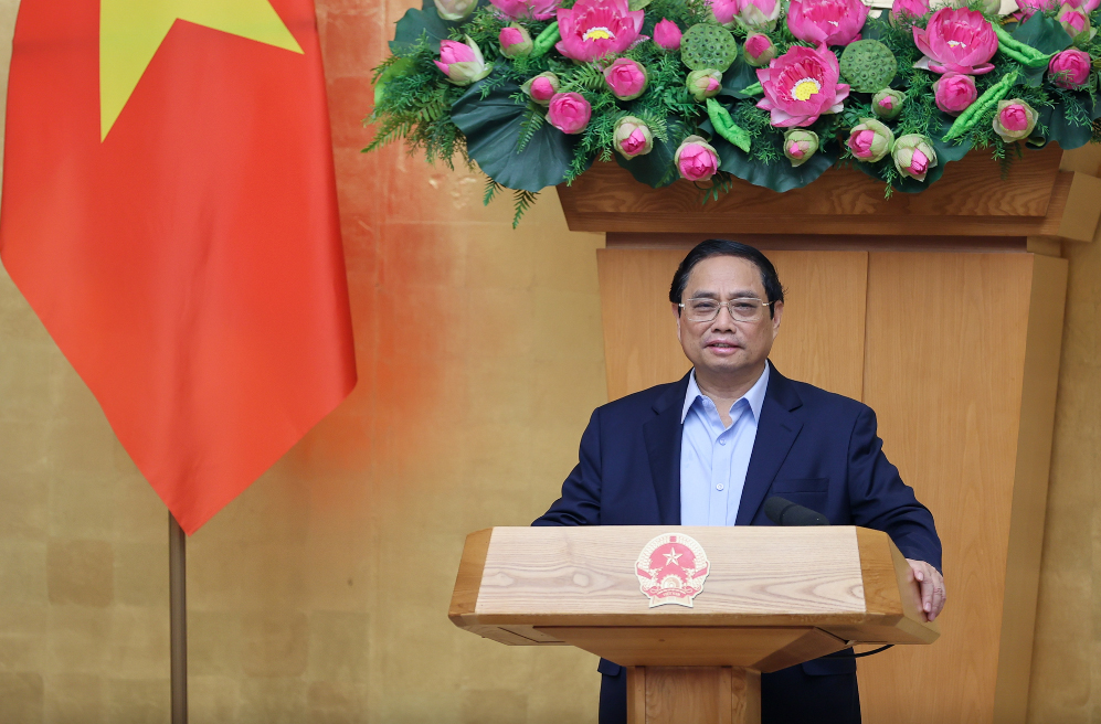 Thủ tướng Phạm Minh Chính chủ trì hội nghị trực tuyến toàn quốc Chính phủ với các địa phương