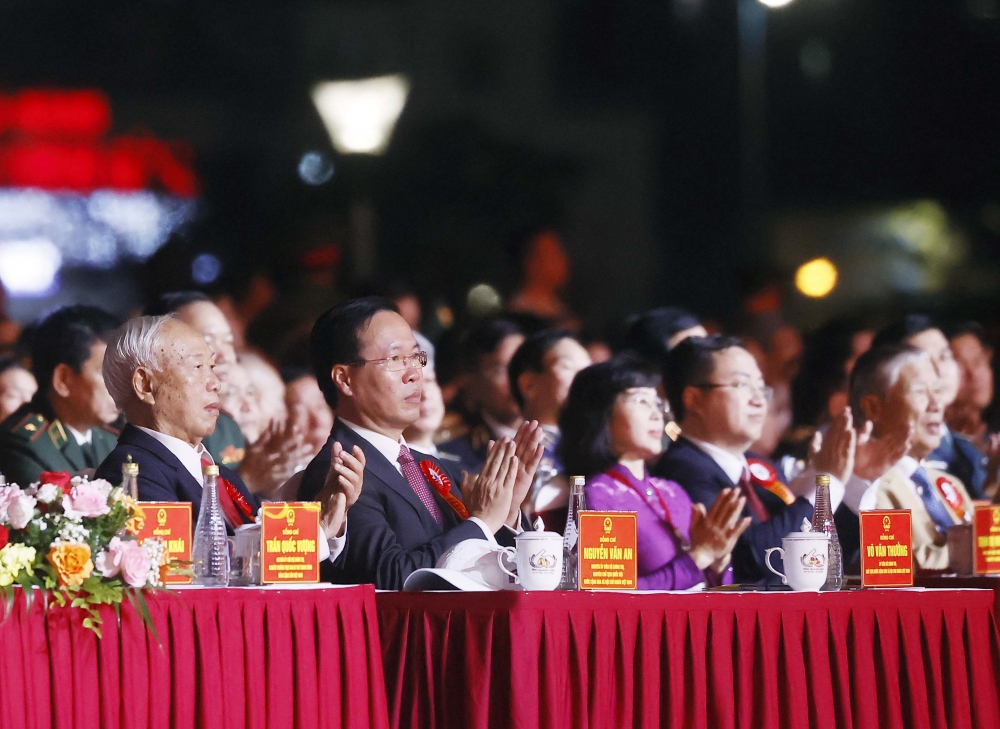 Chủ tịch nước Võ Văn Thưởng dự Lễ kỷ niệm 60 năm ngày thành lập tỉnh Quảng Ninh