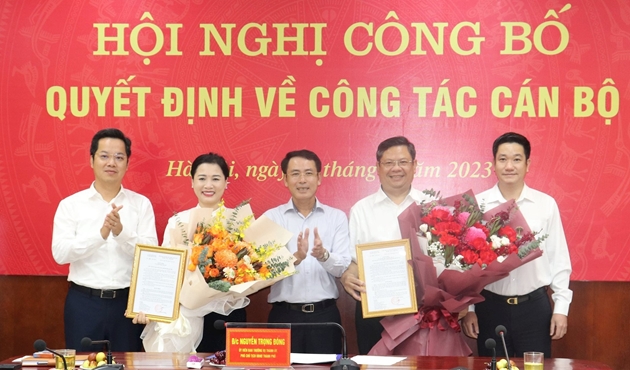 Ông Nguyễn Anh Quân được bổ nhiệm làm Phó Giám đốc Sở Tài nguyên và Môi trường Hà Nội