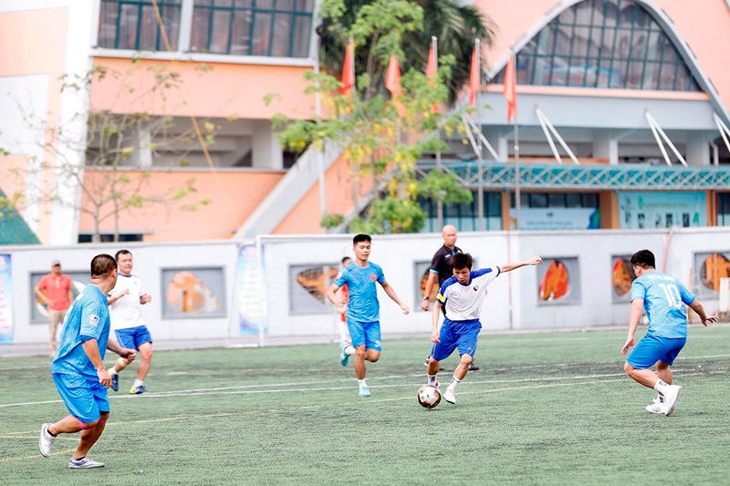 Đội bóng Bộ TN&MT tranh tài tại Giải bóng đá công chức, viên chức, lao động năm 2024