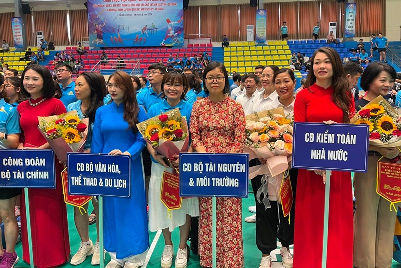 Khai mạc Hội thao Công đoàn Viên chức Việt Nam năm 2024