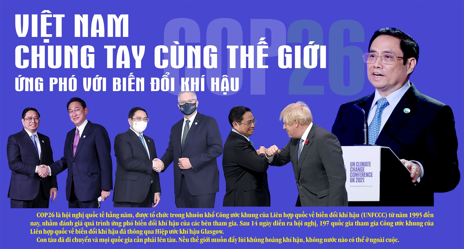Việt Nam chung tay cùng Thế giới  với ứng phó biến đổi khí hậu