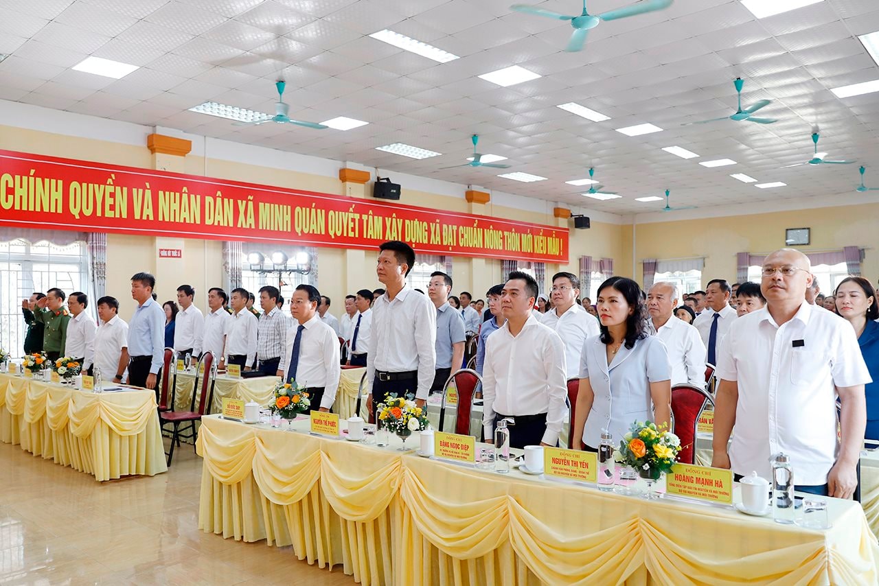 Bộ trưởng Đỗ Đức Duy dự Ngày hội Đại đoàn kết toàn dân tộc tại thôn 3, xã Minh Quán, huyện Trấn Yên, tỉnh Yên Bái