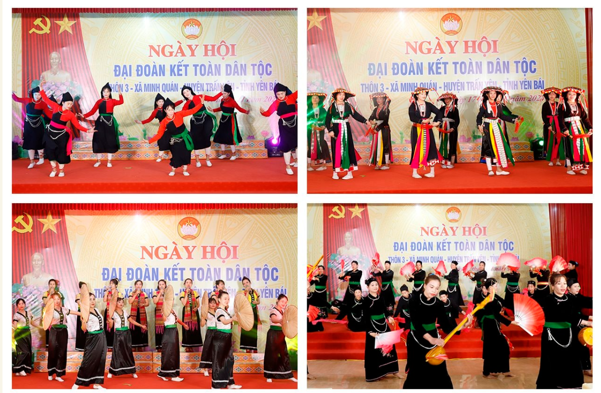 Bộ trưởng Đỗ Đức Duy dự Ngày hội Đại đoàn kết toàn dân tộc tại thôn 3, xã Minh Quán, huyện Trấn Yên, tỉnh Yên Bái
