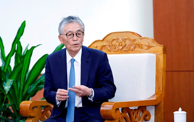 Bộ trưởng Đặng Quốc Khánh tiếp Đại sứ Nhật Bản và Chủ tịch Tập đoàn EREX