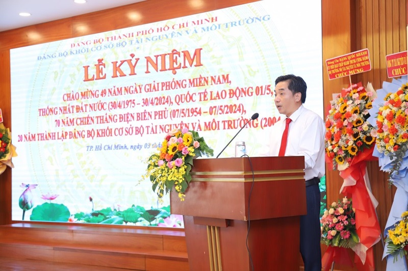 Họp mặt kỉ niệm 20 năm thành lập Đảng bộ Khối cơ sở Bộ TN&MT