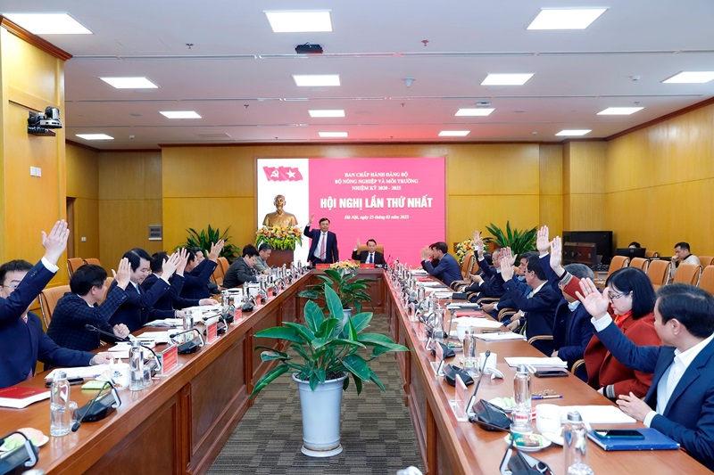 Thống nhất các quyết sách quan trọng của Đảng bộ Bộ Nông nghiệp và Môi trường nhiệm kỳ 2020-2025