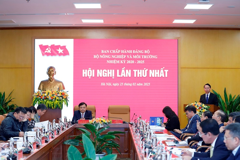 Thống nhất các quyết sách quan trọng của Đảng bộ Bộ Nông nghiệp và Môi trường nhiệm kỳ 2020-2025