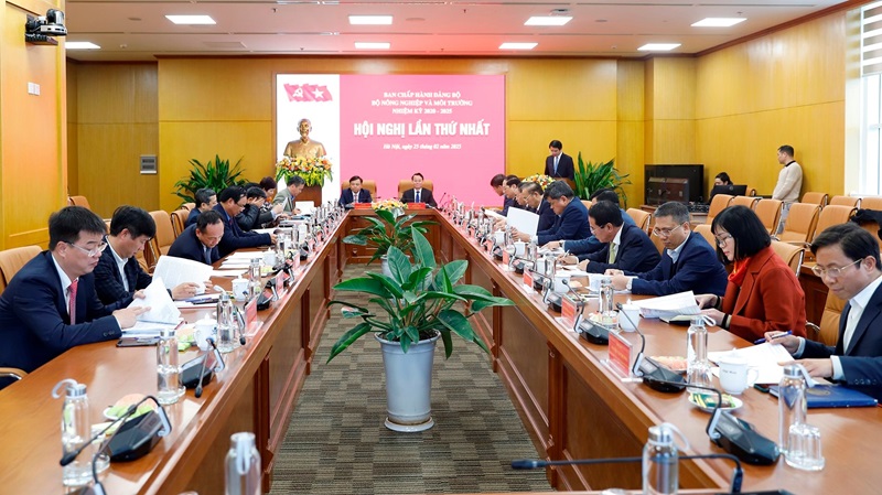 Thống nhất các quyết sách quan trọng của Đảng bộ Bộ Nông nghiệp và Môi trường nhiệm kỳ 2020-2025