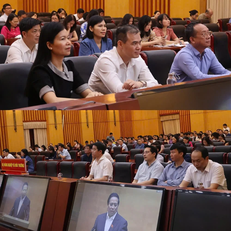 Đảng ủy Bộ NN-MT tham dự Hội nghị toàn quốc triển khai Nghị quyết 66 và Nghị quyết 68