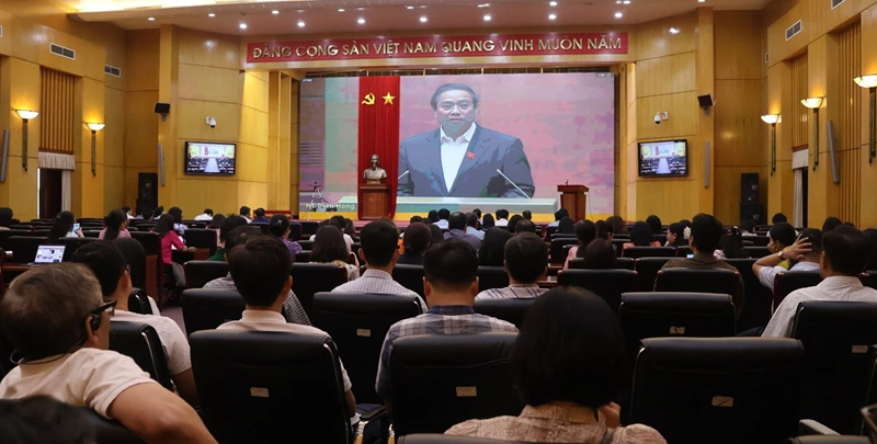 Đảng ủy Bộ NN-MT tham dự Hội nghị toàn quốc triển khai Nghị quyết 66 và Nghị quyết 68