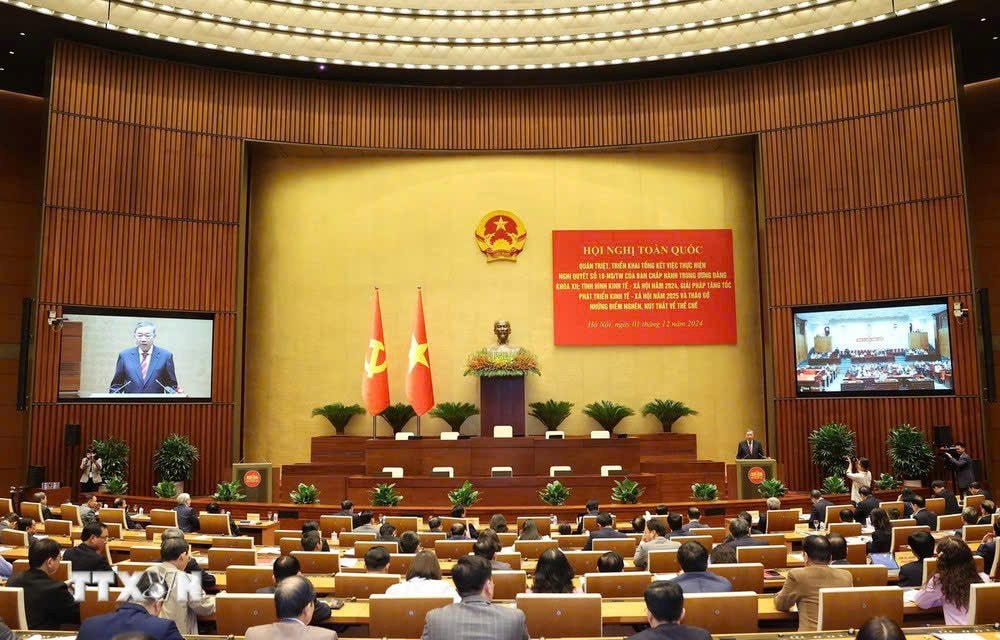 Đảng ủy Bộ TN&MT tham dự trực tuyến Hội nghị quán triệt, triển khai tổng kết thực hiện Nghị quyết 18-NQ/TW