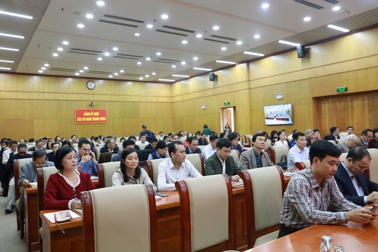 Đảng ủy Bộ TN&MT tham dự trực tuyến Hội nghị tập huấn công tác tổ chức Đại hội Đảng bộ các cấp