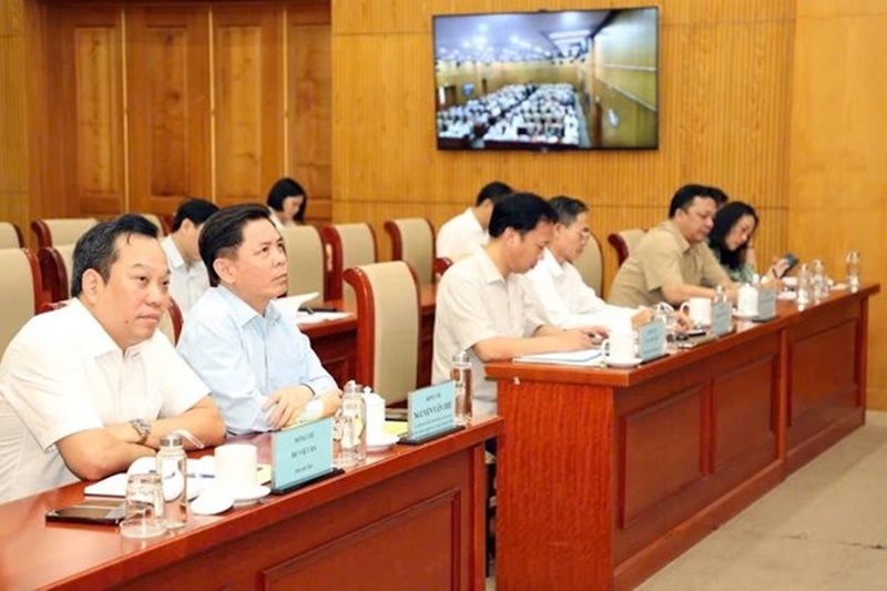 Đảng uỷ Bộ TN&MT tham dự Hội nghị trực tuyến về công tác phòng, chống tham nhũng, tiêu cực