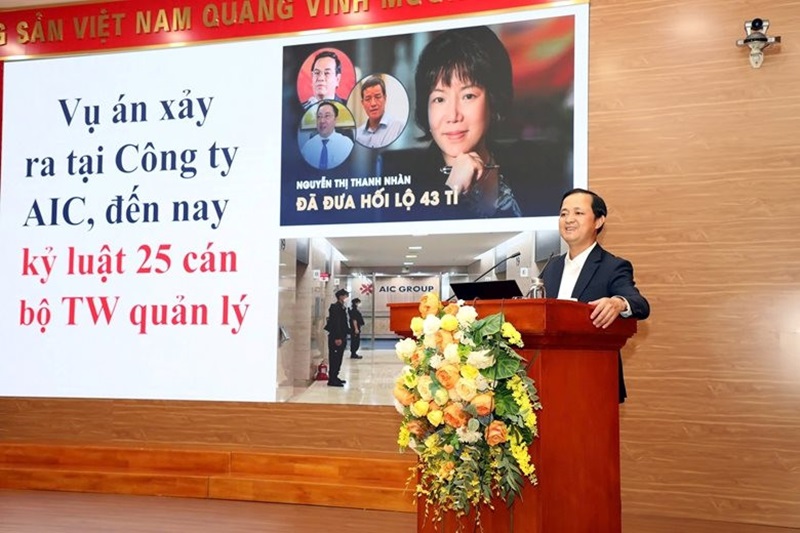 Đảng uỷ Bộ TN&MT tham dự Hội nghị trực tuyến về công tác phòng, chống tham nhũng, tiêu cực
