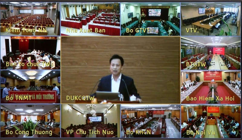 Đảng ủy Bộ TN&MT tham dự trực tuyến Hội nghị Thông tin chuyên đề Quý IV/2024 của Đảng ủy Khối các cơ quan Trung ương