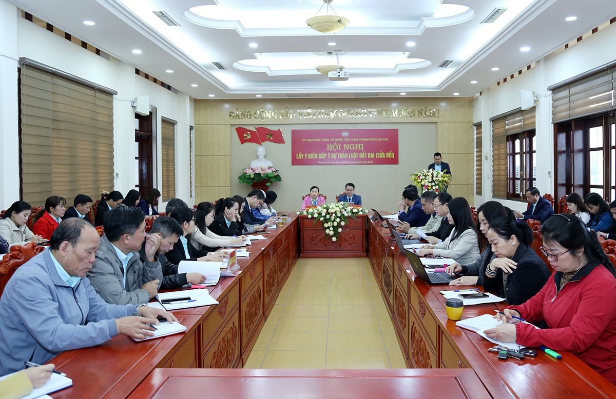 Lào Cai: Nhiều ý kiến sát thực đối với Dự thảo Luật Đất đai (sửa đổi)