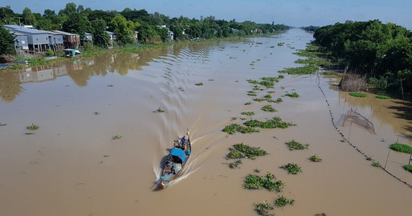 Dòng chảy đầu mùa lũ thấp hơn trung bình nhiều năm ở hạ lưu vực Mê Công