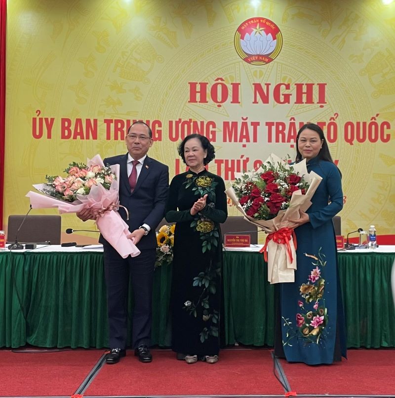 Đồng chí Nguyễn Thị Thu Hà giữ chức Phó Chủ tịch - Tổng Thư ký Ủy ban Trung ương Mặt trận Tổ quốc Việt Nam