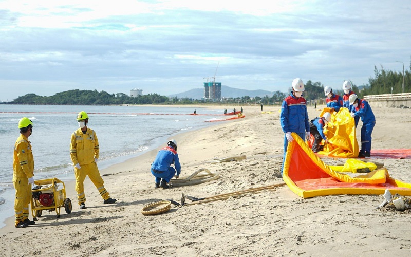 Diễn tập sự cố tràn dầu thành phố Đà Nẵng năm 2023