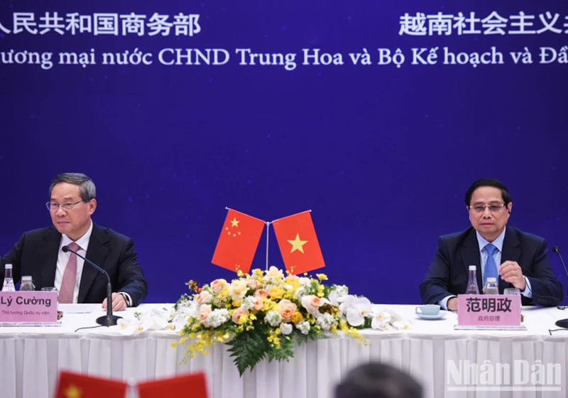 Việt Nam-Trung Quốc tăng cường hợp tác cùng có lợi, chung tay kiến tạo tương lai