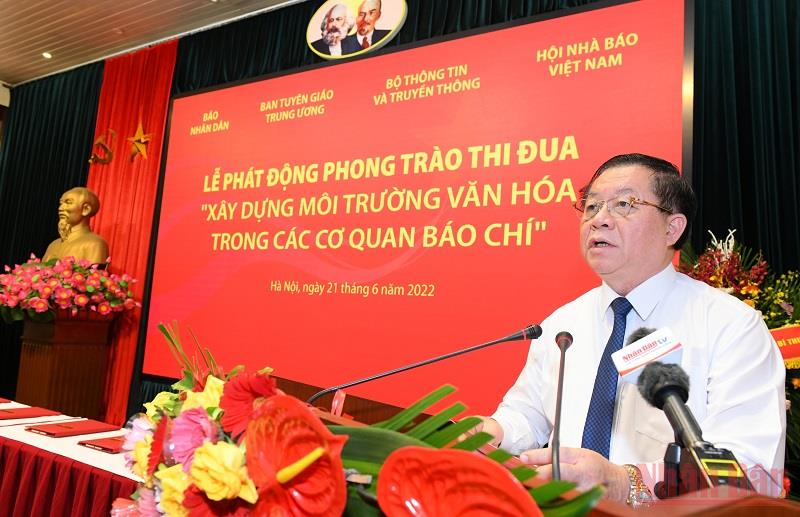 Phát động phong trào thi đua “Xây dựng môi trường văn hóa trong các cơ quan báo chí”