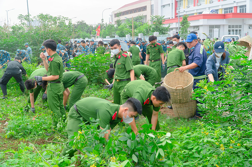 Hàng trăm bạn trẻ “khoác áo mới” cho Rạch Xuyên Tâm