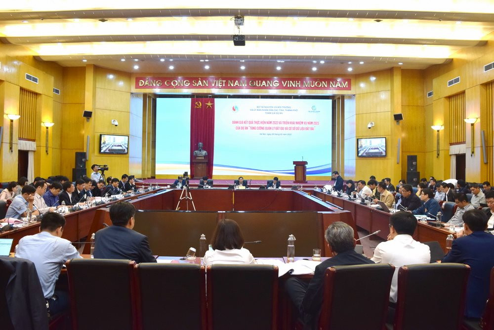 Tập trung hoàn thành Dự án Tăng cường quản lý đất đai và cơ sở dữ liệu đất đai theo đúng cam kết, mục tiêu đề ra