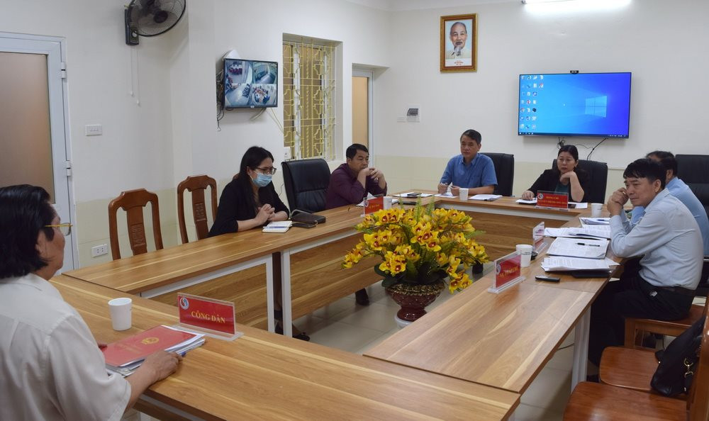 Lãnh đạo Bộ TN&MT tiếp công dân định kỳ tháng 4/2023