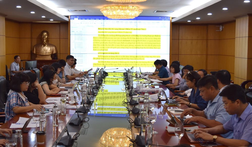 Bộ TN&MT làm việc với Bộ KH&ĐT và Bộ Tài chính về hoàn thiện Dự án Luật Đất đai (sửa đổi)