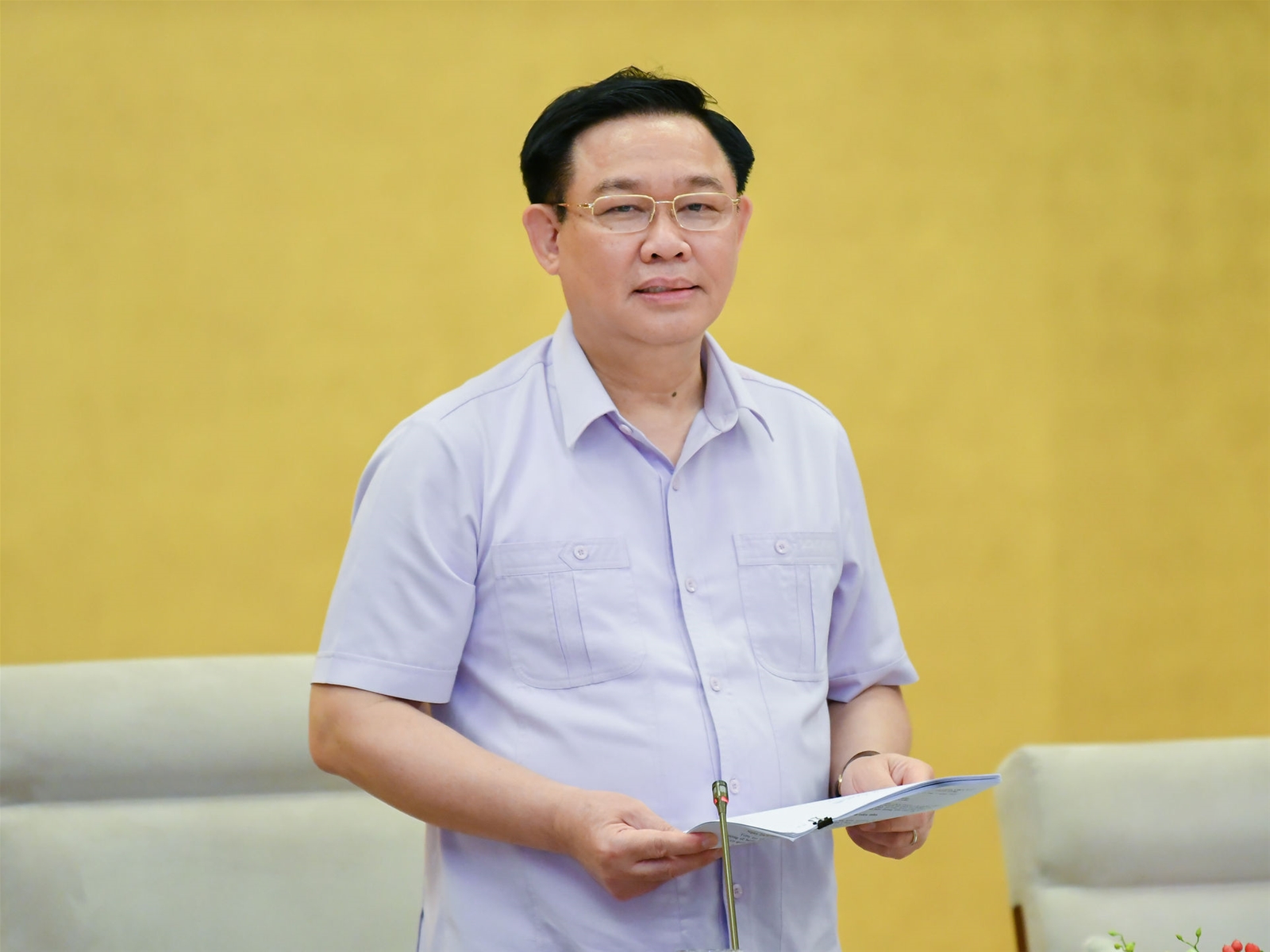 Chủ tịch Quốc hội Vương Đình Huệ chủ trì Hội thảo góp ý dự thảo Luật Đất đai (sửa đổi)