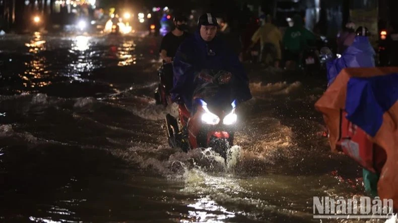 Mưa lớn có khả năng gây ngập úng từ tối 7/9 đến đêm 8/9