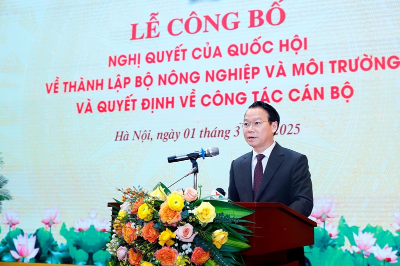 Bộ trưởng Đỗ Đức Duy nêu 9 nhiệm vụ trọng tâm cần triển khai của Bộ Nông nghiệp và Môi trường
