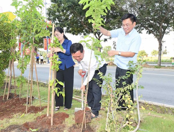 Huyện Bình Chánh ra quân tổng vệ sinh và trồng cây xanh