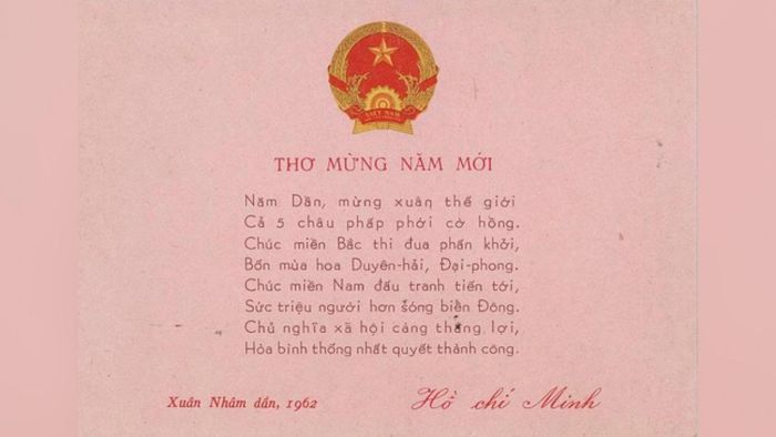 Xúc động nghe thơ và thư chúc Tết Nhâm Dần của Bác Hồ 60 năm trước