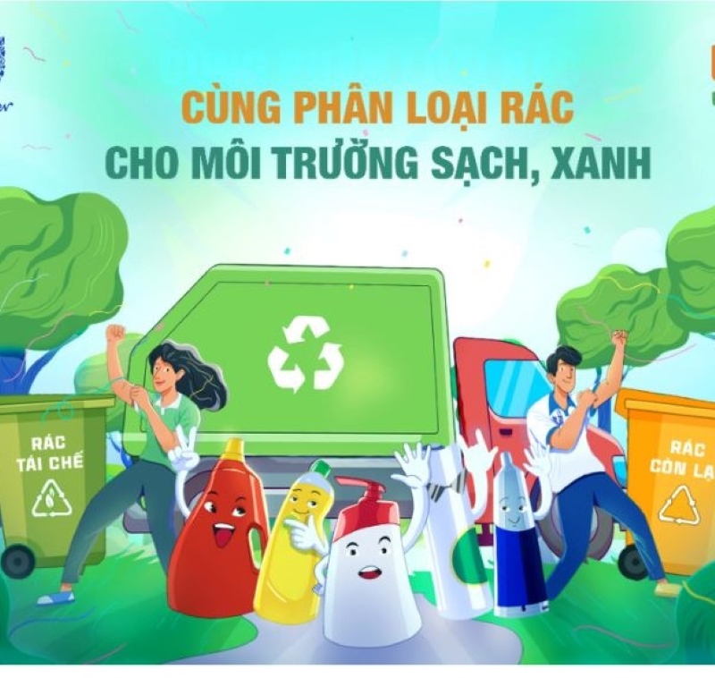 Phân loại rác thải tại nguồn để hình thành lối sống xanh bền vững