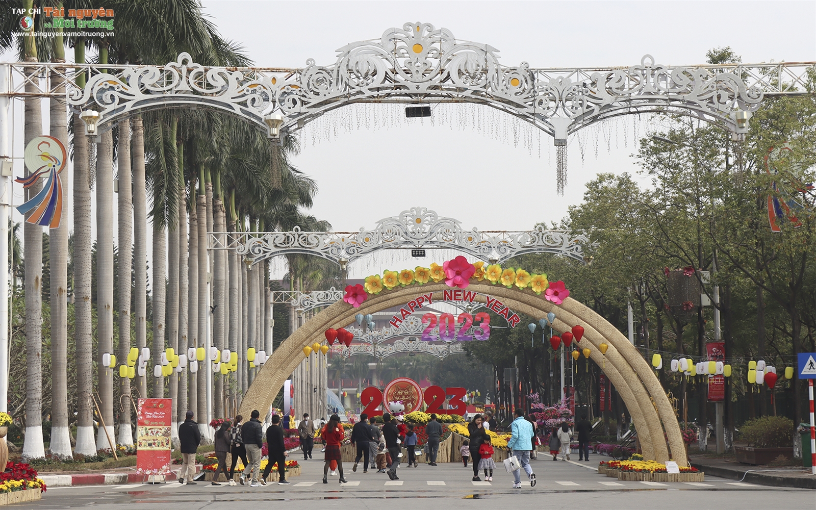 Bắc Ninh: Đường hoa Lý Thái Tổ chào Xuân Quý Mão năm 2023