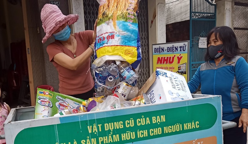 Ghi nhận về mô hình “điểm tập kết xanh” ở phường An Khê, Quận Thanh Khê -TP. Đà Nẵng