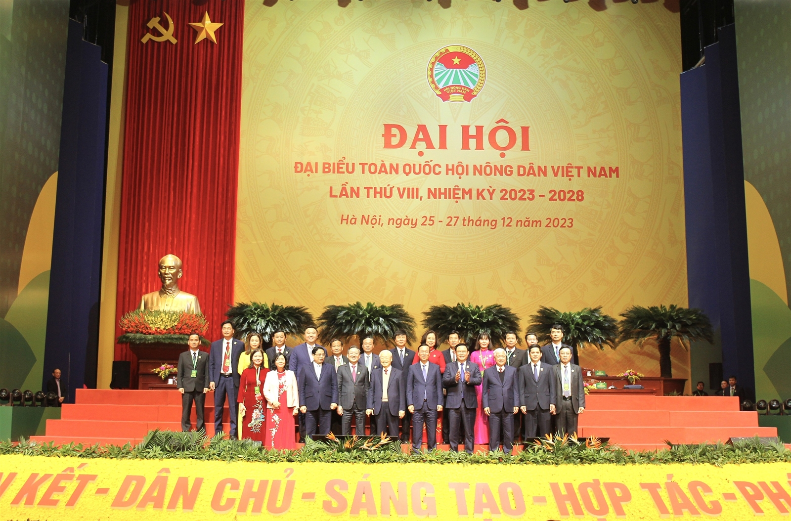 Đại hội đại biểu toàn quốc Hội Nông dân Việt Nam lần thứ VIII                                nhiệm kỳ 2023 - 2028 thành công tốt đẹp
