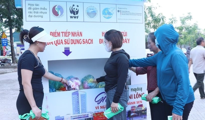 Ghi nhận trong thay đổi hành vi sử dụng nhựa ở một số địa phương