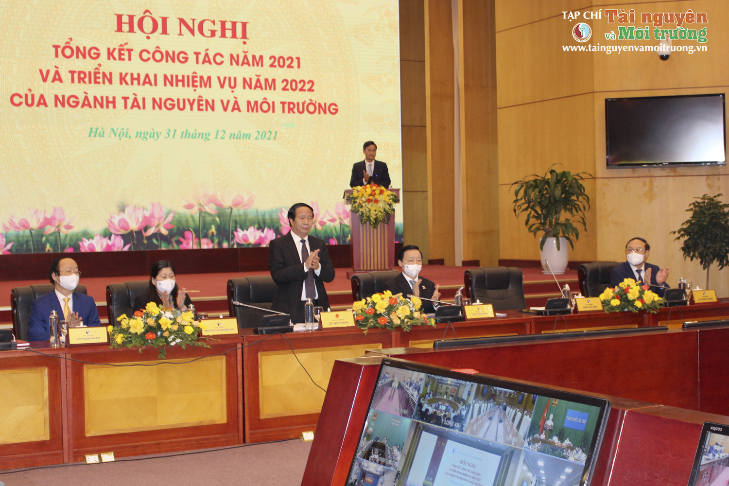 Bộ Tài nguyên và Môi trường tổ chức Hội nghị tổng kết công tác năm 2021 và triển khai nhiệm vụ năm 2022