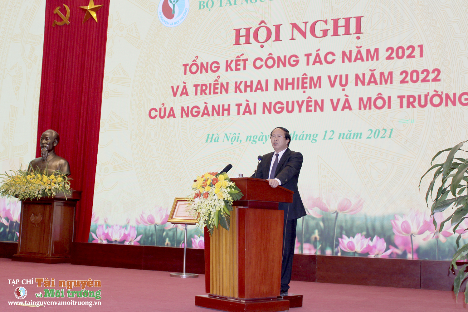 Bộ Tài nguyên và Môi trường tổ chức Hội nghị tổng kết công tác năm 2021 và triển khai nhiệm vụ năm 2022