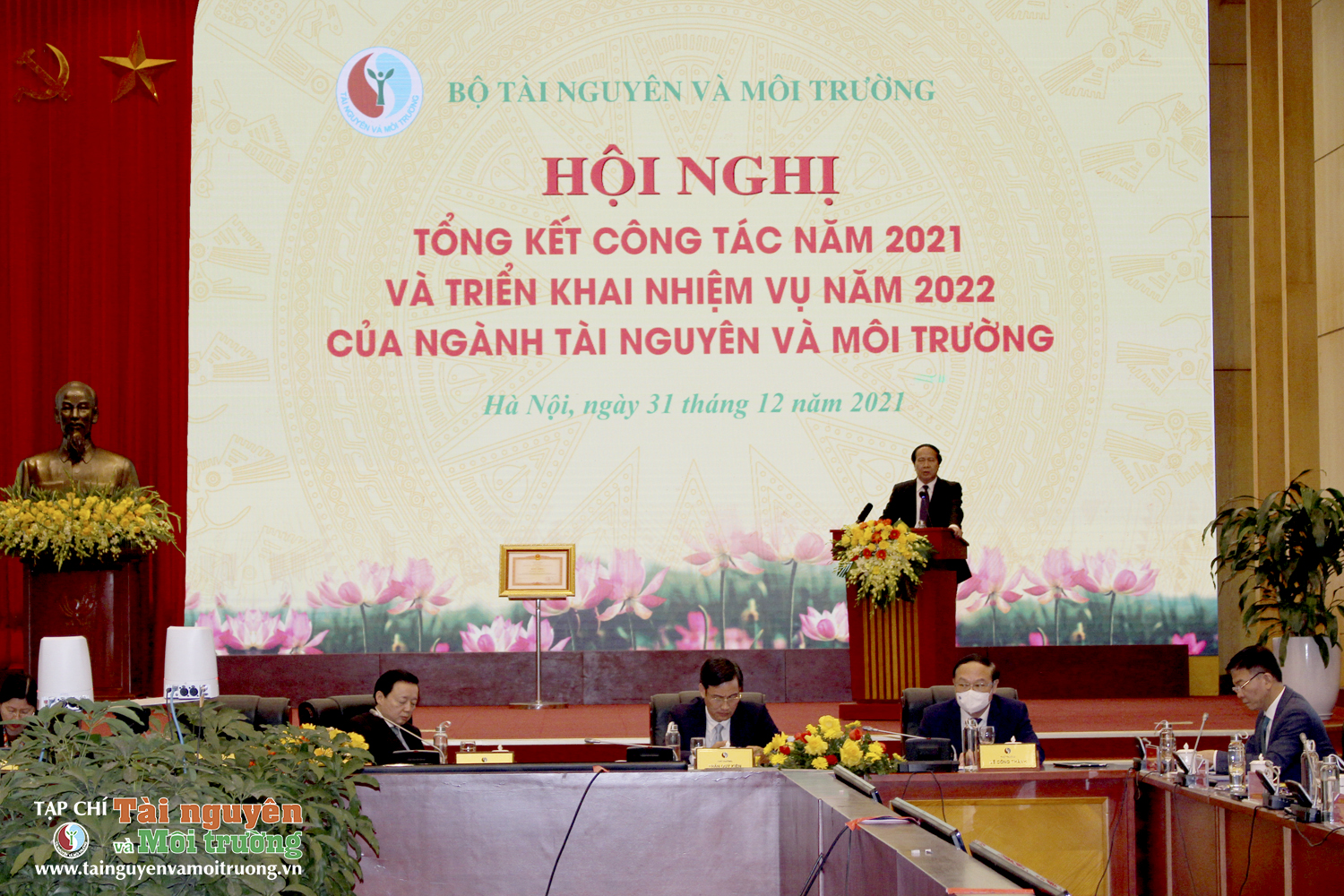 Bộ Tài nguyên và Môi trường tổ chức Hội nghị tổng kết công tác năm 2021 và triển khai nhiệm vụ năm 2022