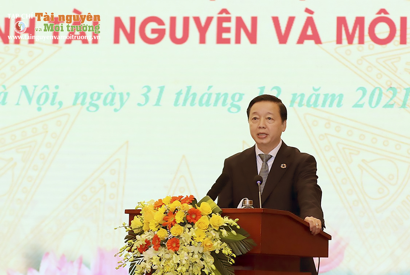 Bộ Tài nguyên và Môi trường tổ chức Hội nghị tổng kết công tác năm 2021 và triển khai nhiệm vụ năm 2022