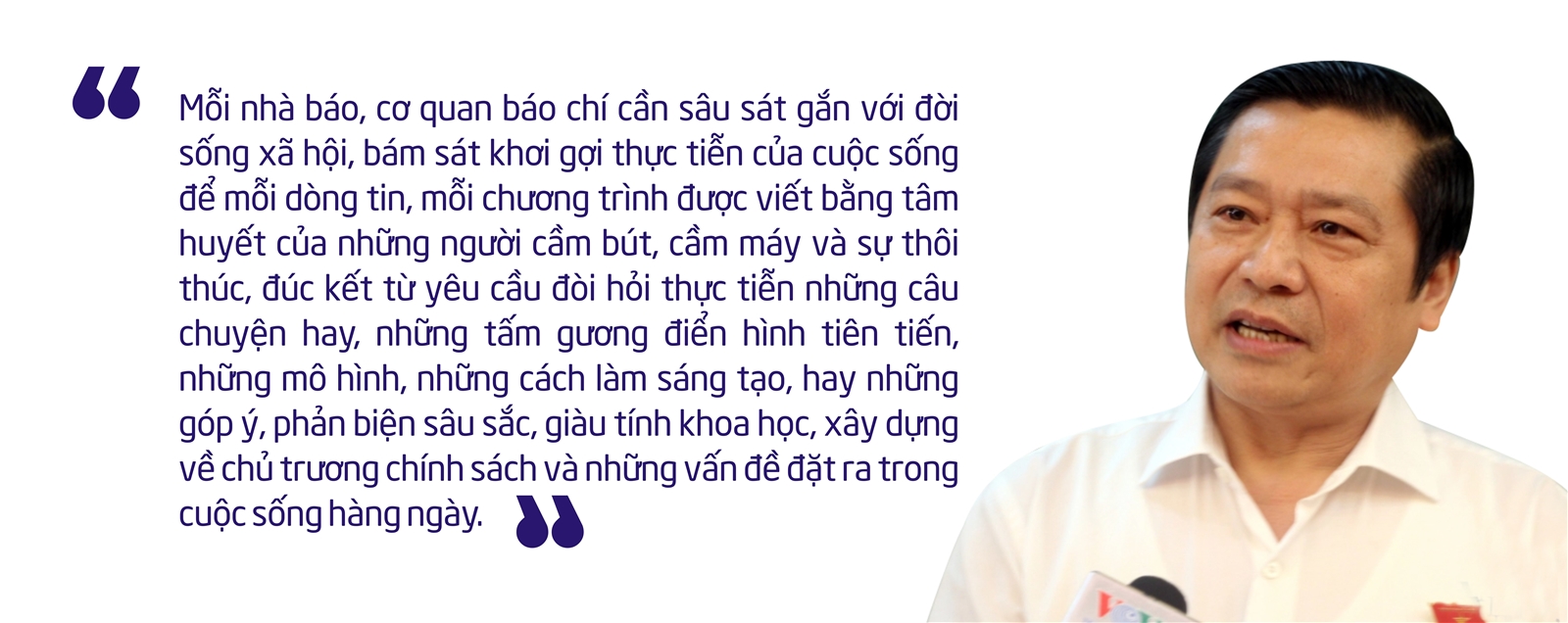 Báo chí cần nêu cao ngọn cờ tiên phong, phát huy cao độ tinh thần trách nhiệm