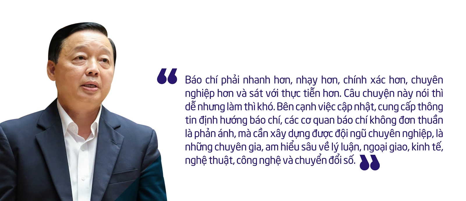 Báo chí cần nêu cao ngọn cờ tiên phong, phát huy cao độ tinh thần trách nhiệm