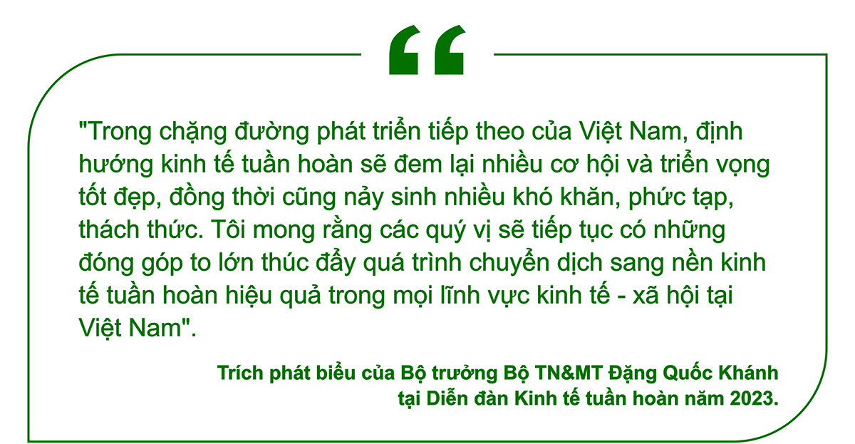 Kinh tế tuần hoàn: Chìa khoá cho phát triển bền vững