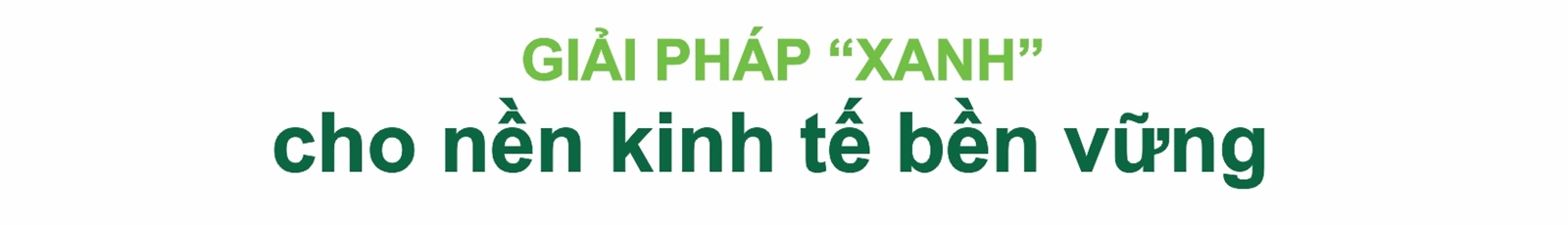 Kinh tế tuần hoàn: Chìa khoá cho phát triển bền vững